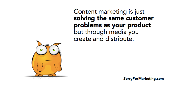 Jay Acunzo's definition of content marketing