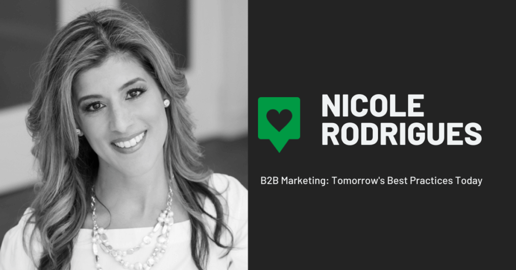 B2B marketing interview with Nicole Rodrigues
