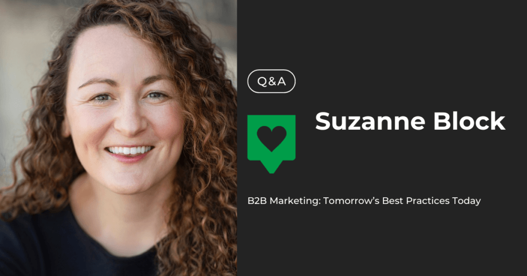 Exploring B2B Marketing Trends with Suzanne Block of Shape and Scale